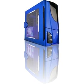 NZXT Apollo CS-NT-APOLLO-U SECC Steel Chassis ATX Mid Tower Computer Case (Blue)
