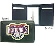 Washington Nationals Embroidered Leather Tri-Fold Wallet - Baseball Sports Merchandise