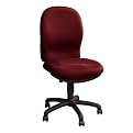 3460 Series Pushbutton High-Back Chair - Burgundy/ Black