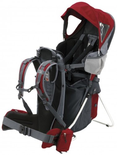 Salewa Kindertrage Koala II Inclusive Raincover, dark red/anthracite, 69 x 28 x 34 cm, 00- Preisvergleich