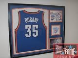 KEVIN DURANT AUTOGRAPHED SIGNED OKLAHOMA CITY THUNDER JERSEY FRAMED JSA COA