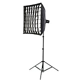 [2415] Pro 300 w/s Studio Flash Strobe with Softbox, Grid, and Stand--Steve Kaeser Since 1989