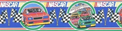 Villiage 581735 Nascar Racing Wall Border, Blue