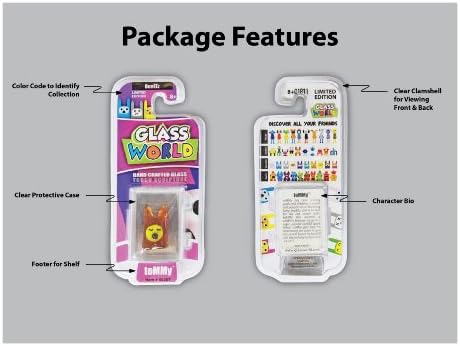 GlassWorld Miniature Collectible tOObz Miniature Toy Figure, 5-Pack (Assortment 1)