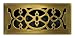 Elite 4" x 10" Antique Brass Victorian Register