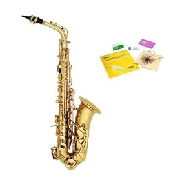 Maybach Alto Saxophone - Gold Lacquer w Deluxe Convertible Case, Accessories and Yamaha Care Kit, 2 Year Warranty