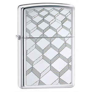 High Polish Chrome, Honeycomb (ZI20349) Category: Urban Style Zippo Lighters