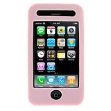 Durable Flexible Soft Baby Pink Silicone Skin Case for Apple 2nd Generation Iphone 3G Smartphone