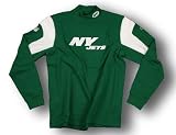 New York Jets ''Ground Control'' NFL Long Sleeve Coaches Mock Shirt, Green