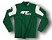 New York Jets ''Ground Control'' NFL Long Sleeve Coaches Mock Shirt, Green