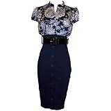 Satin Top Dress w/Belted Black Pencil Skirt Junior Plus Size
