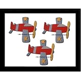 Airplane Quilt Clips - set of 3 by Little Elephant Company