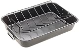 Roshco Non-Stick Roast Pan with V-Rack
