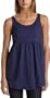 Allen Allen Women's Empire Tunic Tank,Indigo,Medium