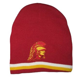 NCAA Beanie USC Trojans Red w/ stripes