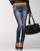 Rhinestone Patch Skinny Jean