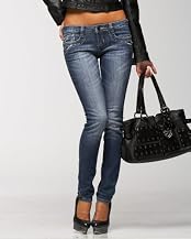 Rhinestone Patch Skinny Jean