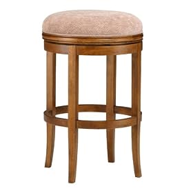 Oak View Backless Swivel Bar Stool - Oak 