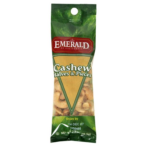 Emerald Cashew Halves And Pieces, 1.5-Ounce Units (Pack of 36) by Emerald Nuts