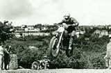 Art Poster Print - Husqvarna MX Motorcycle Poster - Artist: Giovanni Perrone- Poster Size: 24 X 18