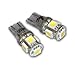 TuningPros LEDBL-T10-WS5 Backup Reverse LED Light Bulbs T10 Wedge, 5 SMD LED White 2-pc Set