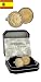 Sterling Silver Spanish Peseta Coin Cufflinks
