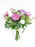 from GT Decorations 20cm Artificial Flowers Ranunculus Berry Posy/Bouquet from GT Decorations