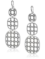 Rebecca "Seventies" Bronze White gold Glam Film Earrings