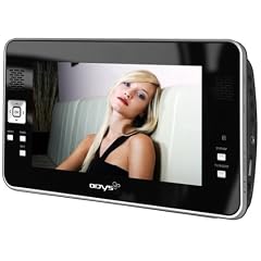 Odys Novel Tragbarer Fernseher/Multimediaplayer (DVB-T, USB 2.0 (Full-Speed), SD-Karteneinschub) schwarz