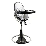 4189ZhLIQiL. SL160  Bloom Fresco Loft High Chair   Black / Lunar Silver
