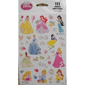 Disney Princess 111 Stickers