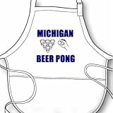 Michigan Beer Pong 4 BBQ Apron