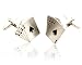 Four Silver Aces Poker Novelty Cufflinks