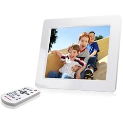 Transcend Digitaler Bilderrahmen (20,3cm (8 Zoll) Display, 2GB interner Speicher, Videowiedergabe, integrierter MP3-Player, Kartenleser) wei�