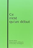 Ce n'est qu'un début