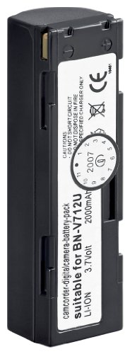 1aTTack Ersatzakku f&uuml;r JVC BN-V712U/V714, BN-V712 (2000mAh) Preisvergleich