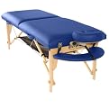 BodyWorks Therapy Equipment Elite Maple Portable Massage Table - Sapphire