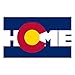 Colorado State Flag Home Bumper Stickers - Pack of 2