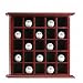 Rj sports 25-ball display cabinet open cherry