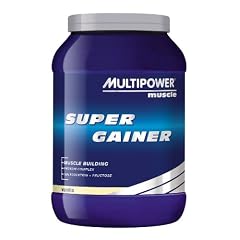 MULTIPOWER Protein-Shake Supergainer, Erdbeer, 1,1 kg Dose