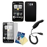 Black silicone Case / Skin / Cover, LCD Screen Guard / Protector & Car Char ....