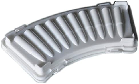 CCloud Bullet Shape Ice Molds - Food-Grade Silicone 10 Bullets mold White
