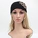Lookatool Womens Warm Hat Skiing Cap Knitted Empty Skull Beanie Headband (!Black)