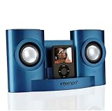 IDS-01-N-B Blue Metallic Speakers and Docking Station for iPod and Other MP3 Players