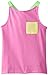 Dream Star Big Girls' A-Line Sport Tank with Contrast Sequin Pocket