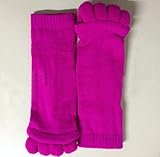 Kamay's® 100% Cotton Fitness Socks 5 toes Rose