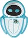 Disney PIXAR Wall-E Animated Movie Patch - 3" Eve Robot