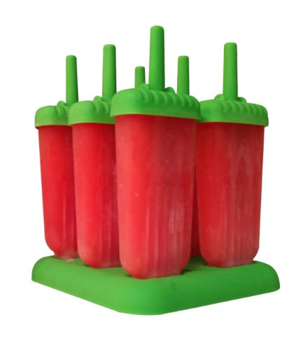 Kitchen Einstein Ice Pop Molds, Green - Set