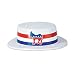 Skimmer Hat with Democratic Donkey Band Adult