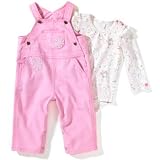 Carhartt Kids Infant Girl's Washed Canvas Overall Set